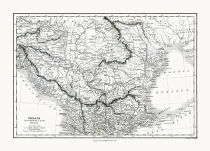 Picture of EUROPE THRACE DACIA MACEDONIA GREECE - OXFORD 1828