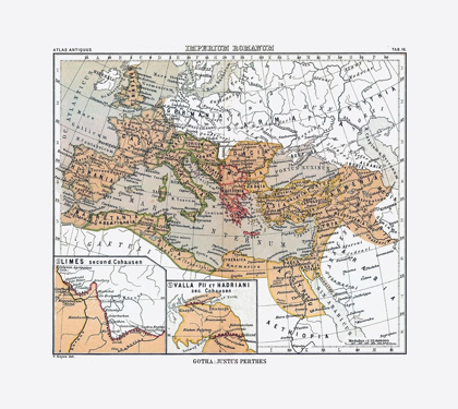 Picture of EUROPE ROMAN EMPIRE - PERTHES 1896