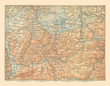 Picture of EUROPE SOUTHEASTERN GERMANY AUSTRIA - BAEDEKER