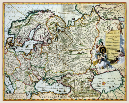 Picture of EUROPE SCANDINAVIA RUSSIA - VISSCHER 1681