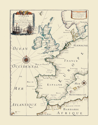 Picture of ATLANTIC OCEAN EUROPE - ROY 1666