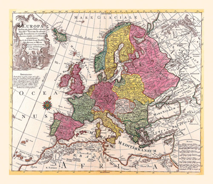 Picture of EUROPE - DE LISLE 1787