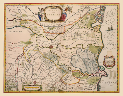 Picture of FERRARA REGION ITALY - BLAEU 1640