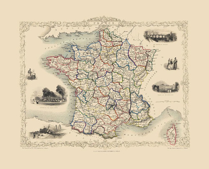 Picture of FRANCE - TALLIS 1851