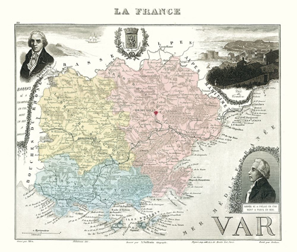 Picture of VAR DEPARTMENT FRANCE - MIGEON 1869