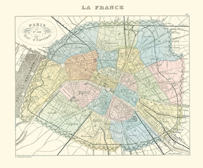 Picture of PARIS FRANCE - MIGEON 1869