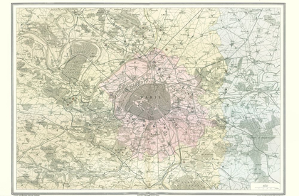 Picture of PARIS FRANCE REGION - MIGEON 1869