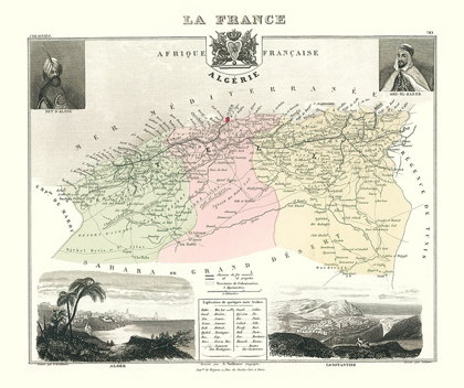 Picture of MEDITERRANEAN ALGERIA - MIGEON 1869