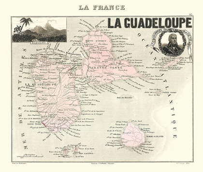 Picture of CARIBBEAN FRENCH GUADELOUPE FRANCE - MIGEON 1869