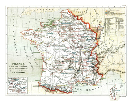 Picture of MINERAL ROUTS FRANCE - CORTAMBERT 1880