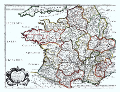 Picture of ANCIENT FRANCE - SANSON 1641
