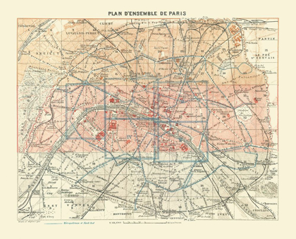Picture of PARIS FRANCE - BAEDEKER 1911