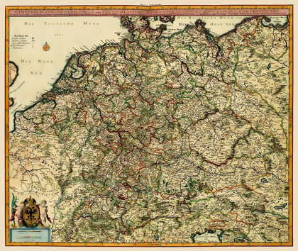 Picture of GERMAN ROMAN EMPIRE GERMANY - VISSCHER 1681