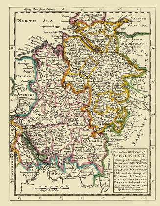 Picture of NORTHWEST GERMANY - BOWLES 1883