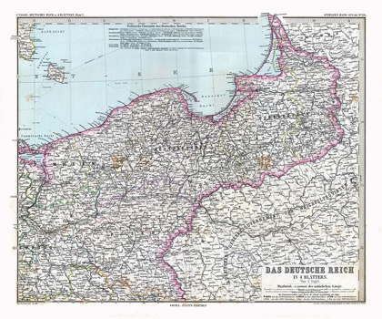 Picture of NORTHEAST GERMANY - STIELER 1885