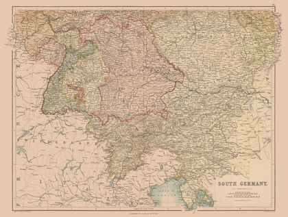Picture of SOUTH GERMANY - BLACK 1867