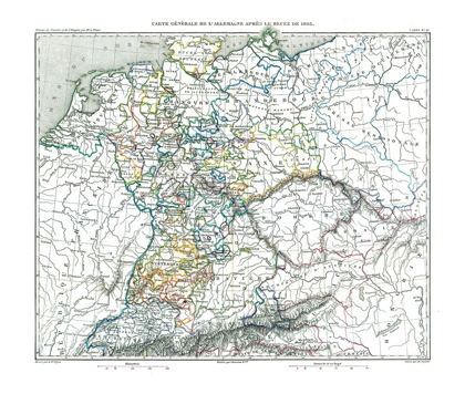 Picture of MEDIATIZATION OF 1805 GERMANY - THIERS 1866