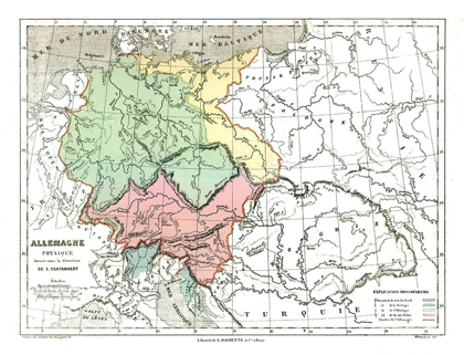 Picture of PHYSICAL GERMANY - CORTAMBERT 1880