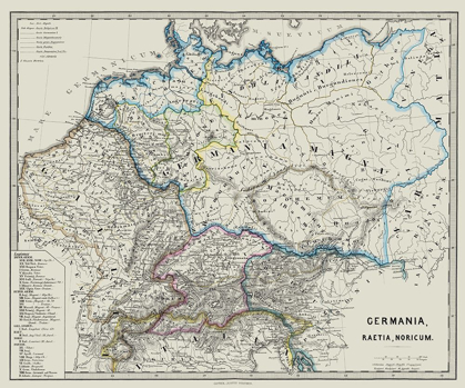 Picture of ANCIENT GERMANY - SPRUNER 1865