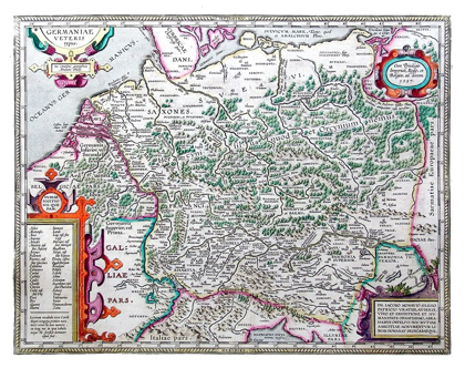 Picture of ANCIENT GERMANY - ORTELIUS 1587