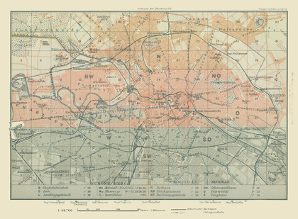 Picture of CITIES NEAR BERLIN GERMANY - BAEDEKER 1914