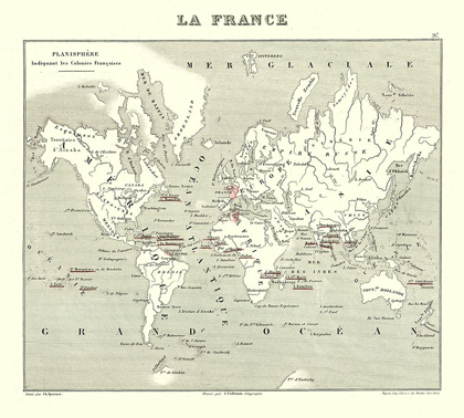 Picture of FRENCH GLOBAL COLONIES - MIGEON 1869