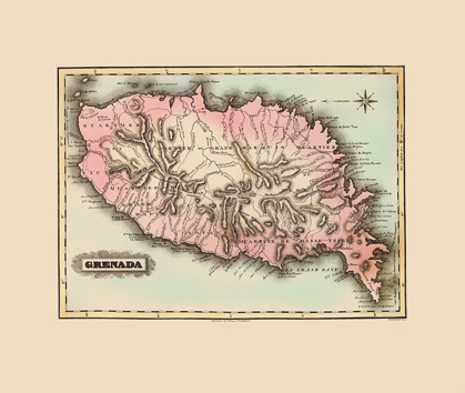 Picture of CARIBBEAN GRENADA - LUCAS 1823