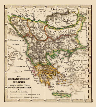 Picture of GREECE TURKEY - STIELER 1852