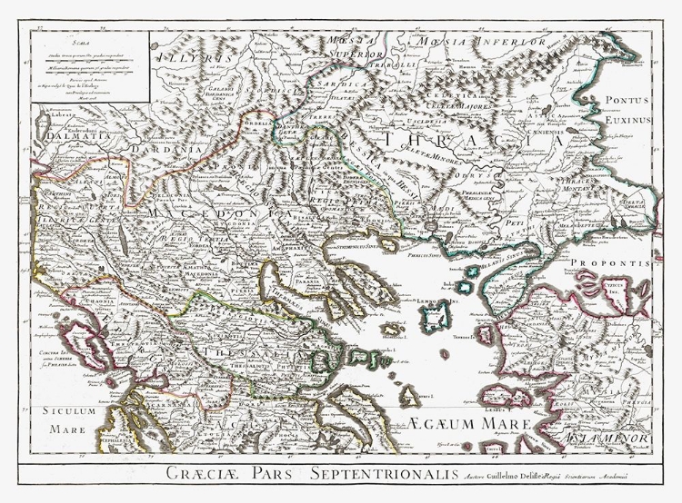 Picture of NORTH EAST GREECE - DE LISLE 1731