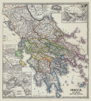 Picture of MACEDONIAN WAR GREECE - SPRUNER 1865