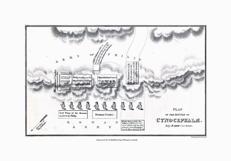 Picture of BATTLE OF CYNOCEPHALAE - GREECE - OXFORD 1828