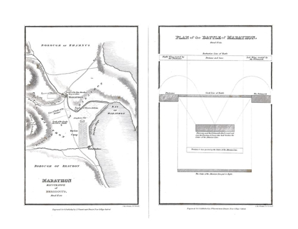 Picture of MARATHON - BATTLE - GREECE - OXFORD 1828