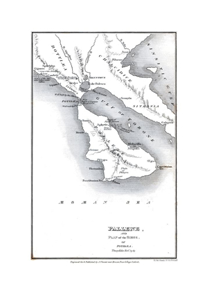 Picture of PALLENE - GREECE - SIEGE OF POTIDAEA - OXFORD 1828