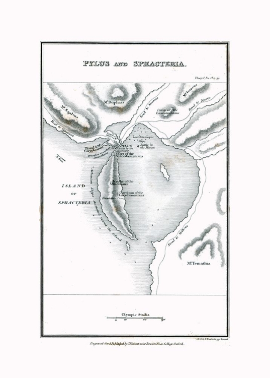 Picture of PYLOS SPHACTERIA GREECE - OXFORD 1828