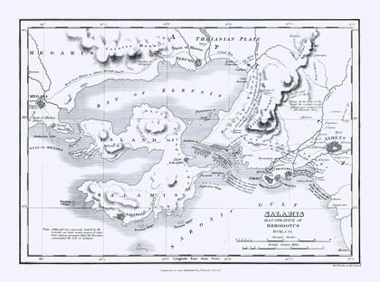 Picture of SALAMIS ISLAND GREECE - OXFORD 1828