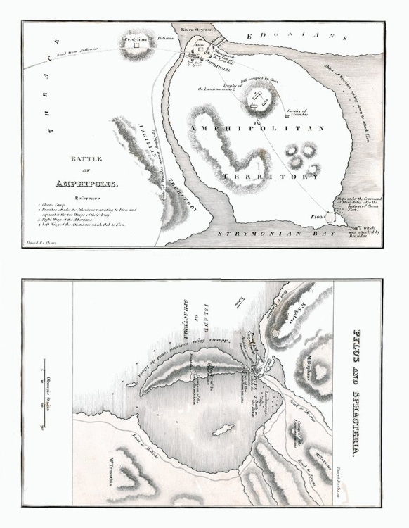 Picture of BATTLE OF AMPHIPOLIS - PYLUS - SPHACTERIA - OXFORD