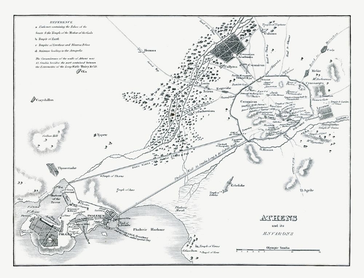 Picture of ATHENS GREECE - OXFORD 1828