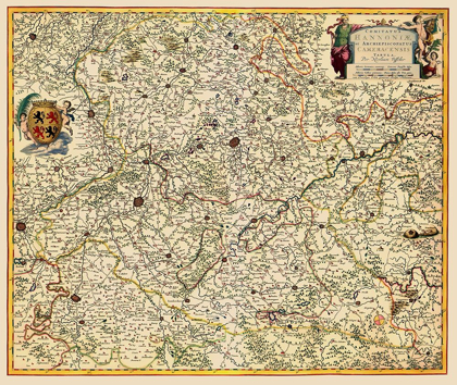 Picture of BENELUX HAINAUT PROVINCE BELGIUM - VISSCHER 1681