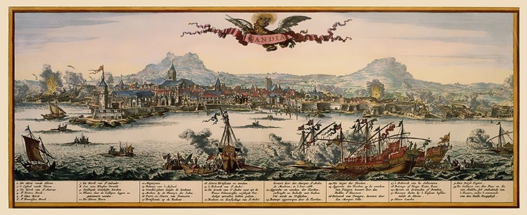 Picture of HERAKLION PANORAMIC GREECE - VISSCHER 1680