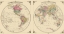 Picture of WESTERN EASTERN HEMISPHERES - ANDREAS 1874