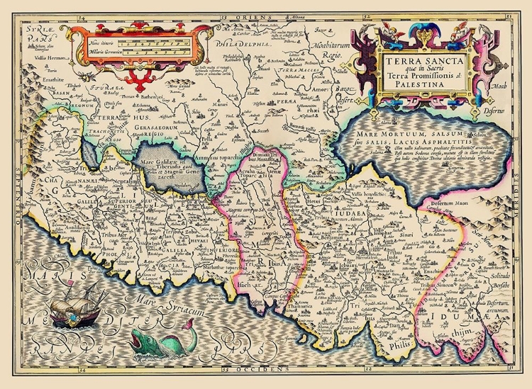 Picture of PALESTINE ISRAEL - MERCATOR 1630