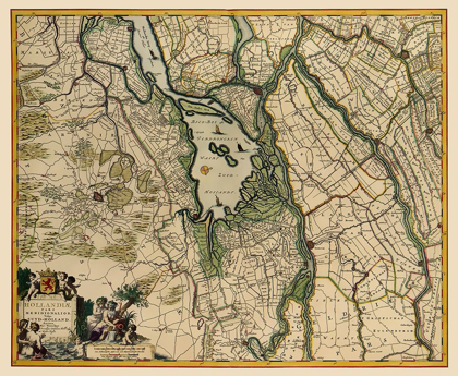 Picture of SOUTHERN HOLLAND NETHERLANDS - VISSCHER 1680