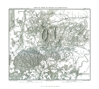 Picture of BATTLE OF HOHENLINDEN, FIELD PLAN - THIERS 1866