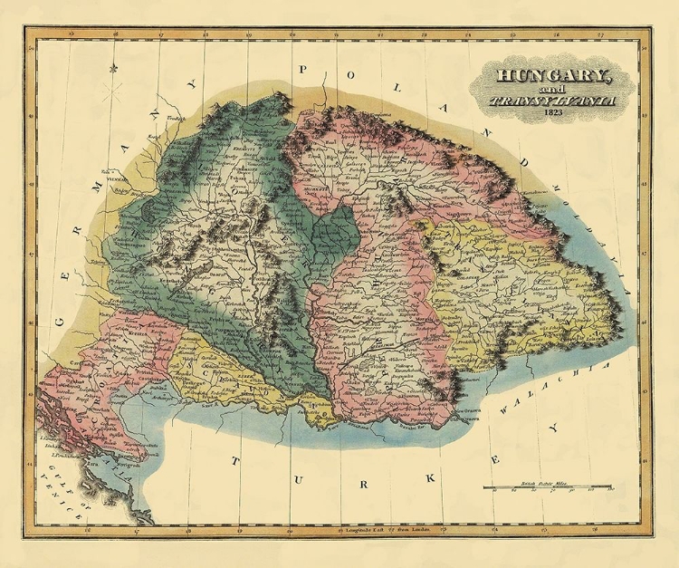 Picture of EASTERN EUROPE HUNGARY - LUCAS 1823