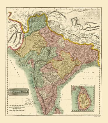 Picture of HINDOSTAN BRITISH INDIA - THOMSON 1814