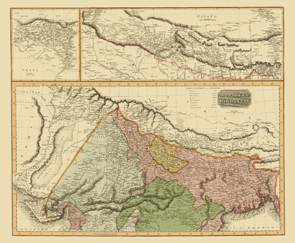 Picture of NORTHERN HINDOSTAN BRITISH INDIA - THOMSON 1817