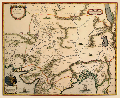 Picture of CENTRAL ASIA - BLAEU 1638