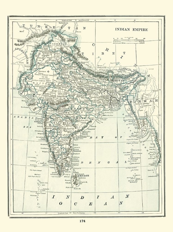 Picture of INDIAN EMPIRE ASIA SRI LANKA - RATHBUN 1893