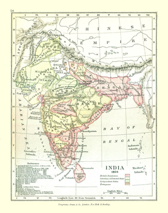 Picture of INDIA 1804 - GARDINER 1902