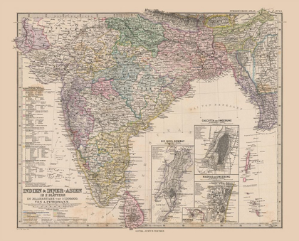 Picture of INDIA - STIELER 1885